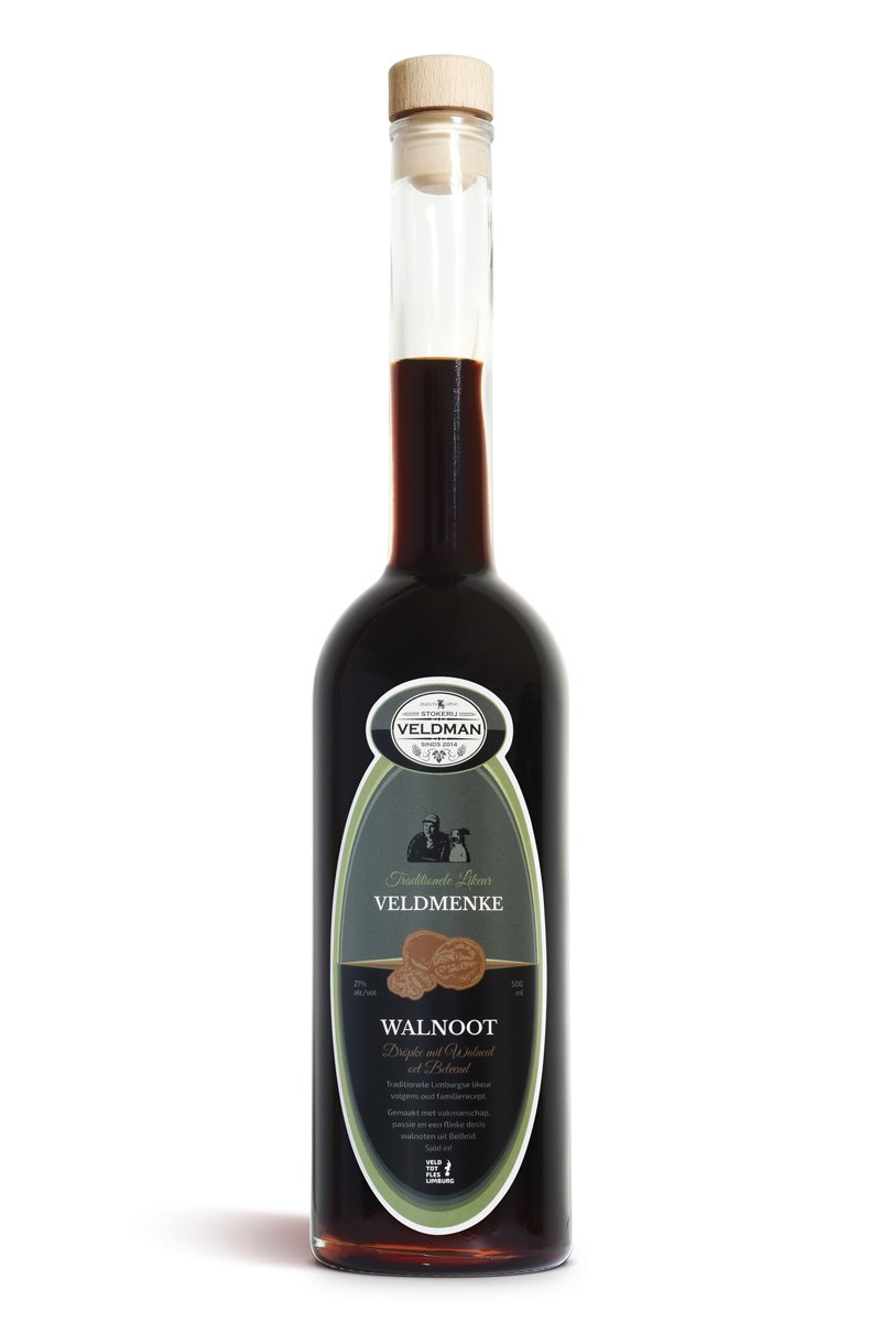 Veldmenke Walnoot 500ml 21% Alc/Vol